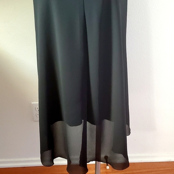 Connected Appeal Black Sleeveless V-Neck Evening Gown Dress Size 6 - Picture 6 of 10